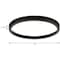Progress Lighting Everlume Collection Antique Bronze 14" Edgelit Round Trim Ring P860051-020 - alternate 4